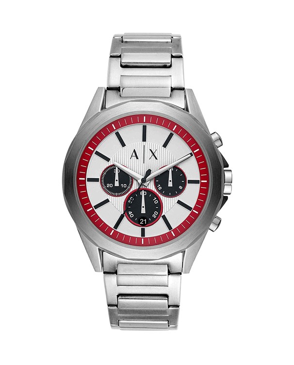 A|x Armani Exchange Drexler Chronograph White Dial Men's Watch