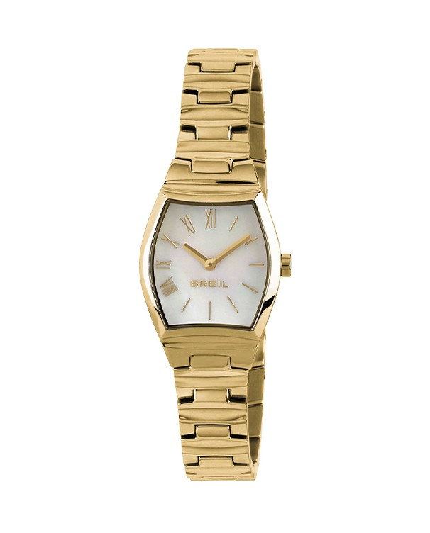Breil Barrel Whit Dial Golden Bracelet Women's Watch