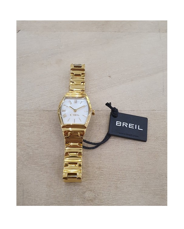 Breil Barrel Whit Dial Golden Bracelet Women's Watch