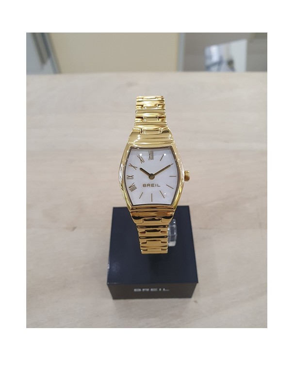 Breil Barrel Whit Dial Golden Bracelet Women's Watch