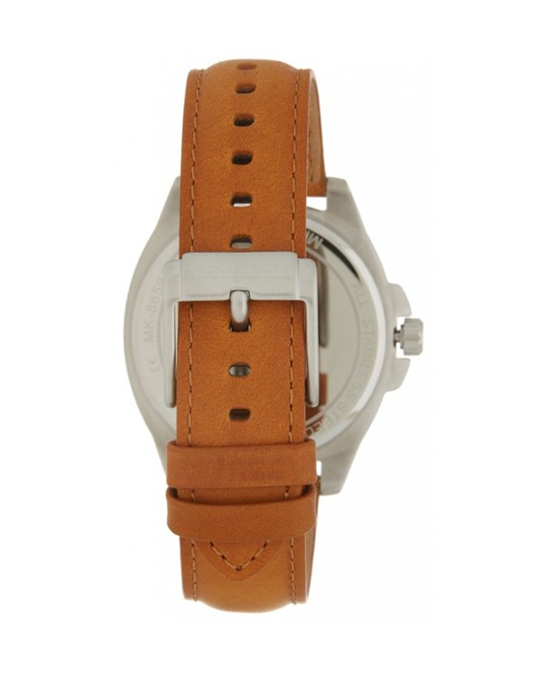 MICHAEL KORS BRYSON with Brown Leather Strap Men's Watch