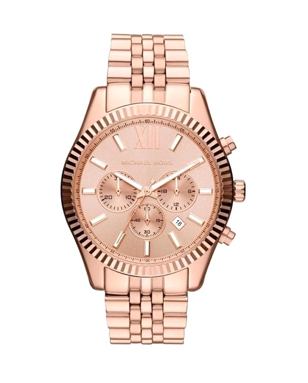 Michael Kors Lexington with Rose Gold Dial Women's Watch