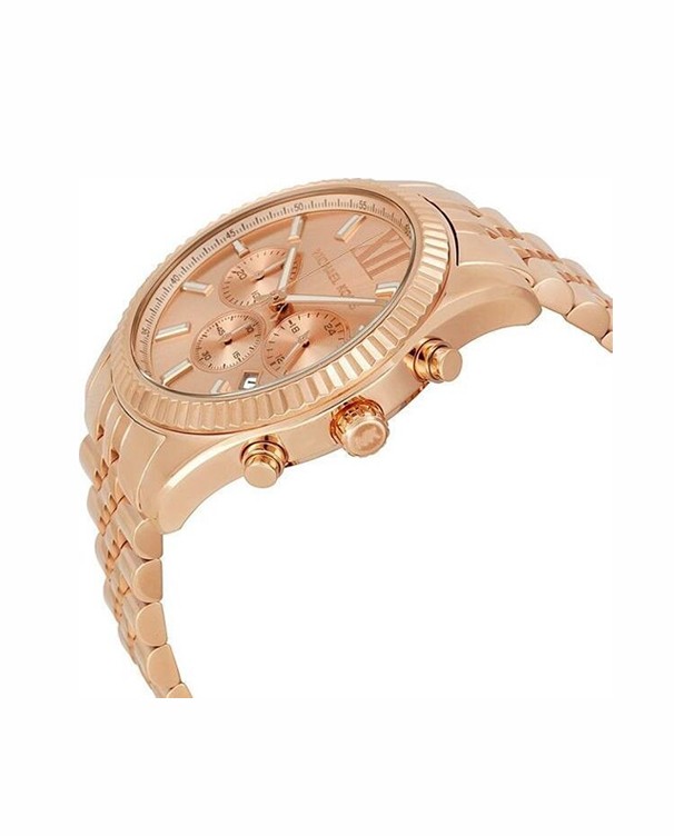 Michael Kors Lexington with Rose Gold Dial Women's Watch