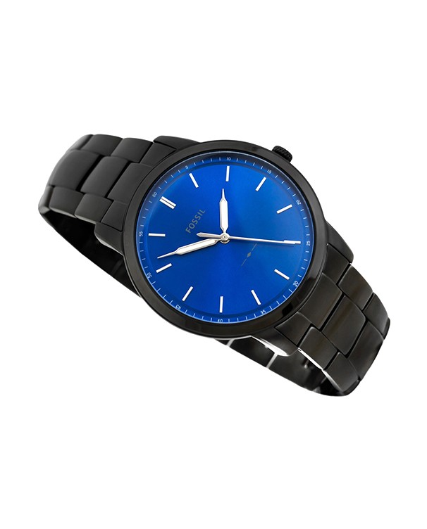 Fossil minimalist hot sale watch blue