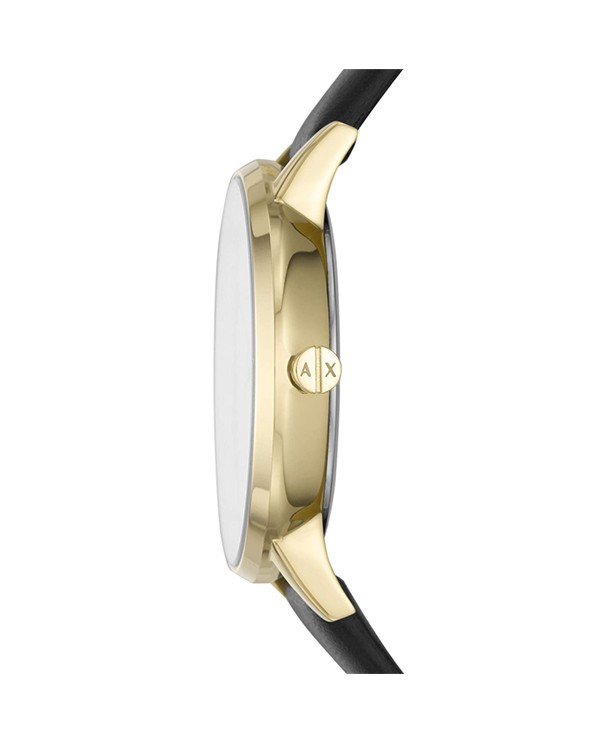 Armani Exchange Lola with Black Leather Strap Women's Watch Model AX5561