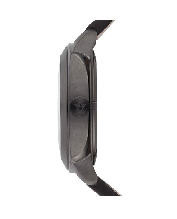 EMPORIO ARMANI DELTA with Leather Strap Men's Watch