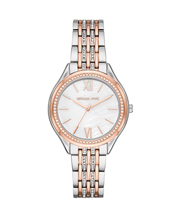 Michael Kors Stainless Steel IP Two Tone Women's Watch