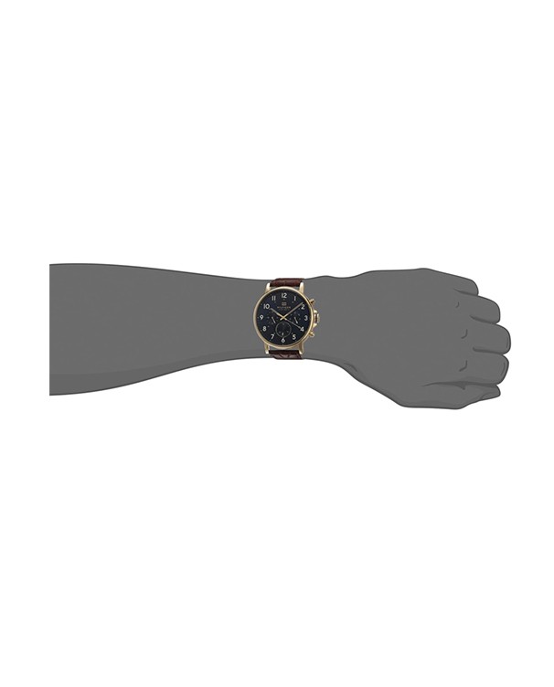 Tommy Hilfiger Multi-function Brown Leather Men's Watch - 1710380