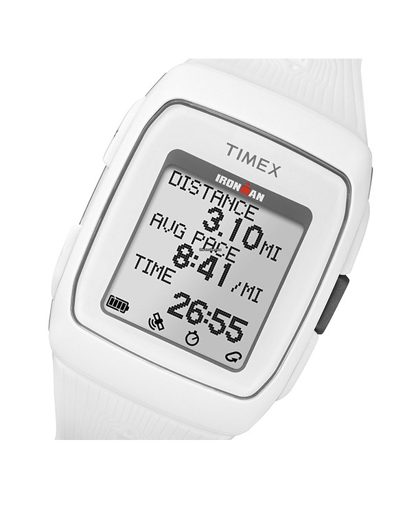 TIMEX IROMAN GPS with White Strap Men's Watch