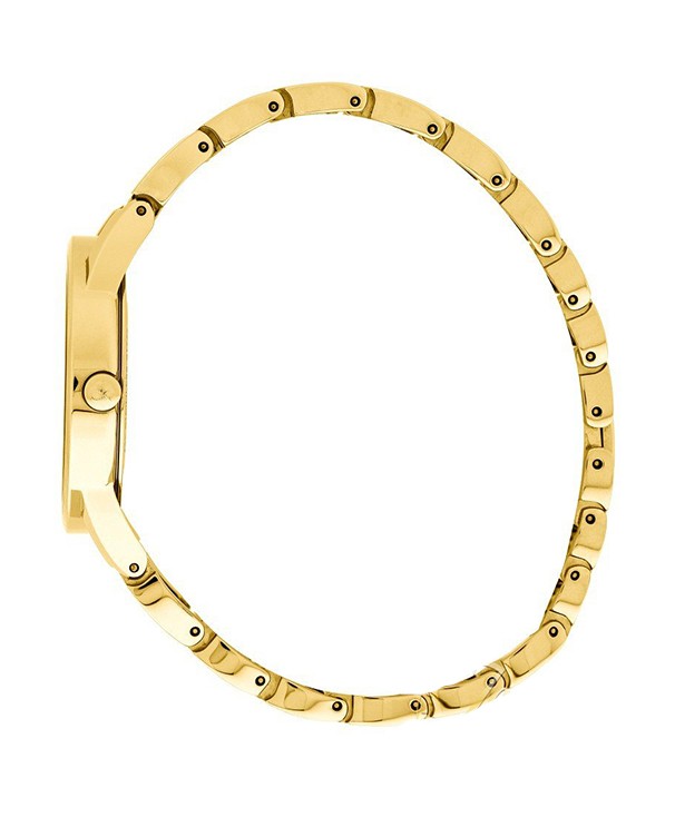 CALVIN KLEIN Quartz Silver Dial Yellow Gold-tone Ladies Watch K3G2352W