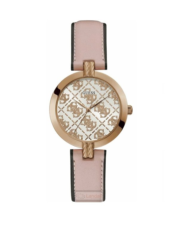 Guess watch hotsell pink leather strap