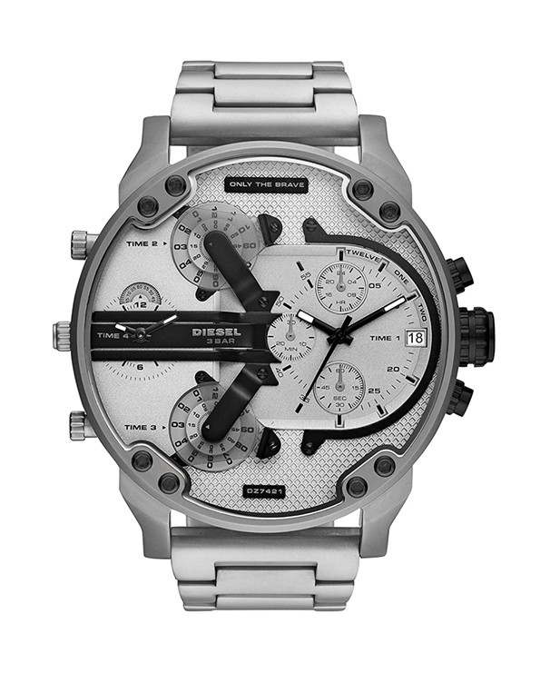 DIESEL Mr. Daddy with Silver Dial Men's Watch