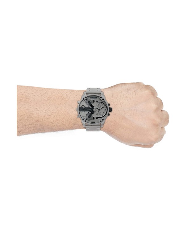 DIESEL Mr. Daddy with Silver Dial Men's Watch