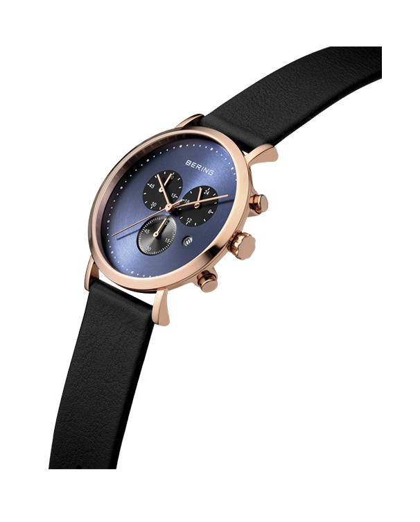 Bering Classic Chronograph Blue Dial Men's Watch