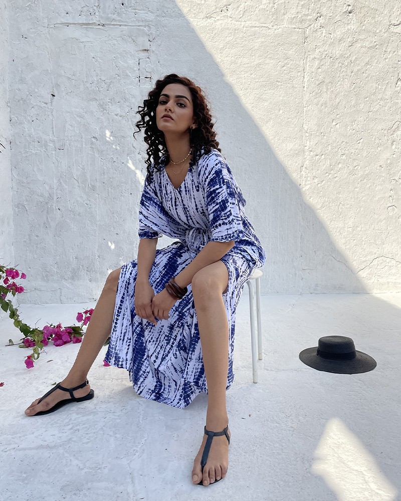 MALIA - Tie Dye Kaftan Maxi