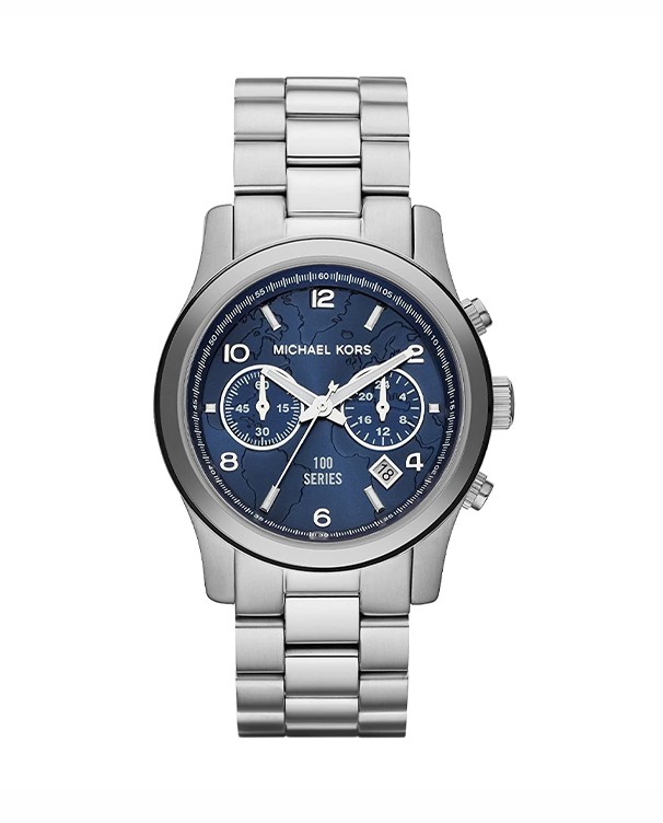 Michael Kors Hunger Chronograph with Blue Dial Unisex Watch