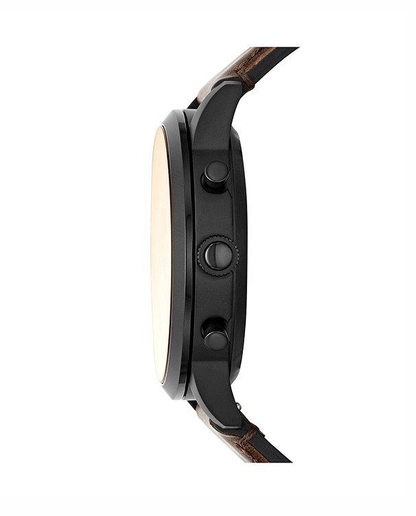 Fossil Q Watches Model Dark Brown Leather Men Watch