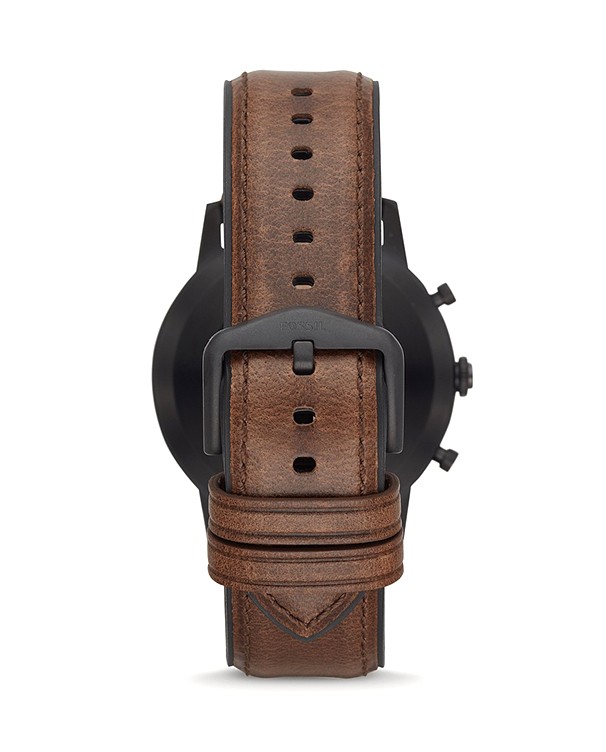 Fossil Q Watches Model Dark Brown Leather Men Watch