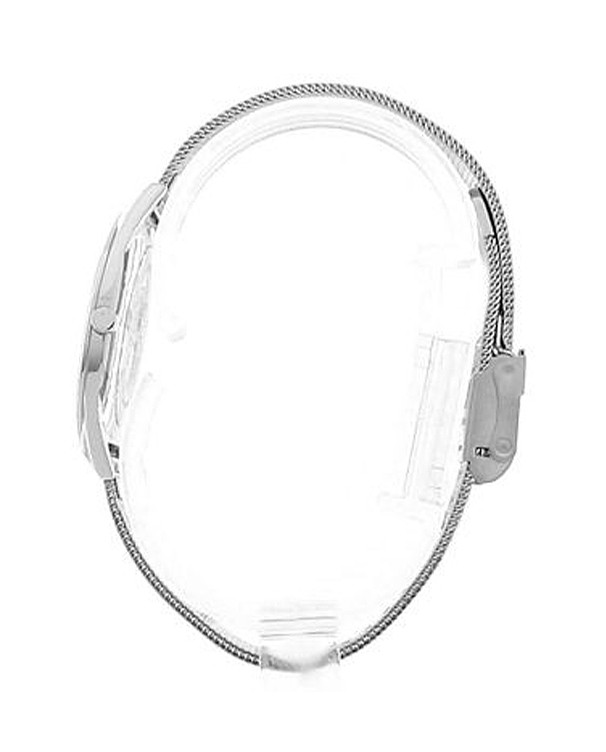 Bering Ultra Slim with Silver Dial and Stainless Steel Band Unisex Watch