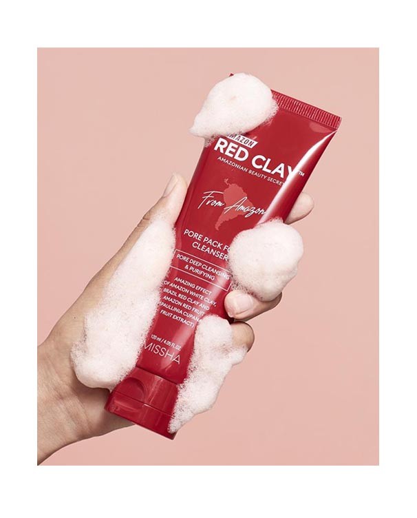 AMAZON RED CLAY™ PORE PACK FOAM CLEANSER