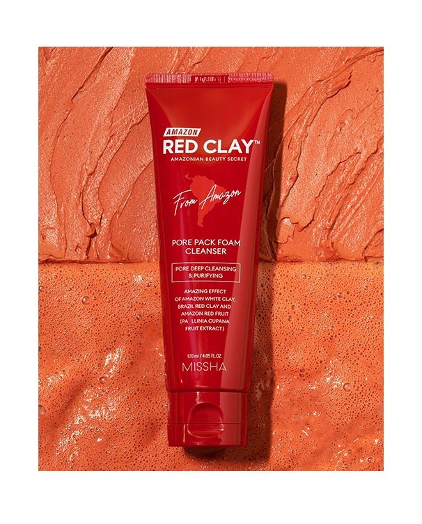 AMAZON RED CLAY™ PORE PACK FOAM CLEANSER