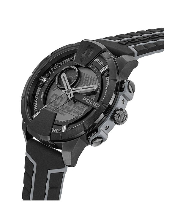 Police Taronga Black Dial with rubber strap Men's Watch