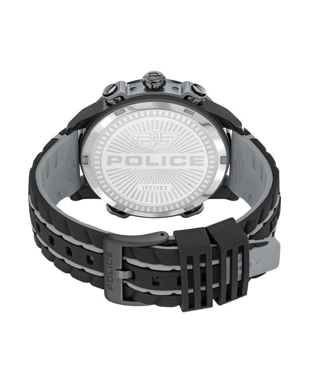 Police Taronga Black Dial with rubber strap Men's Watch