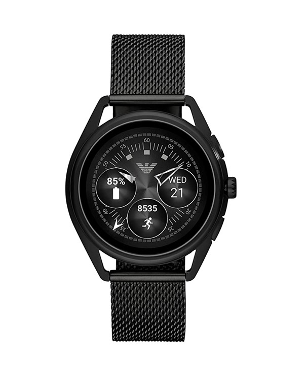 Emporio Armani Matteo Black Dial Men's Smart Watch Model Art5019