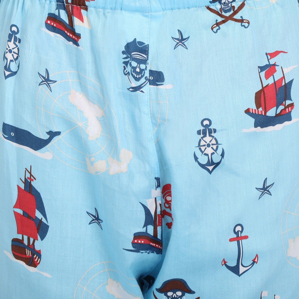 Kids-Explorers Print Pure Cotton Nightsuits