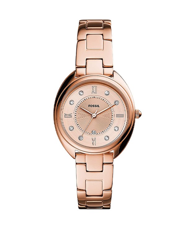 Fossil Gabby Rose Gold-Tone Stainless Steel Watch
