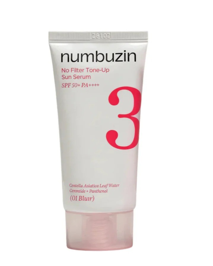 No.3 No Filter Tone-Up Sun Serum 01 Blur 50ml
