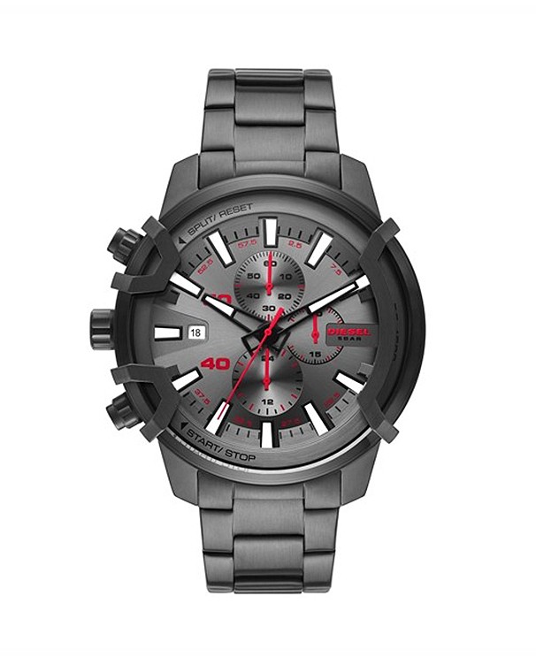 Diesel Griffed Chronograph Gunmetal Grey Men s Watch Model DZ4586