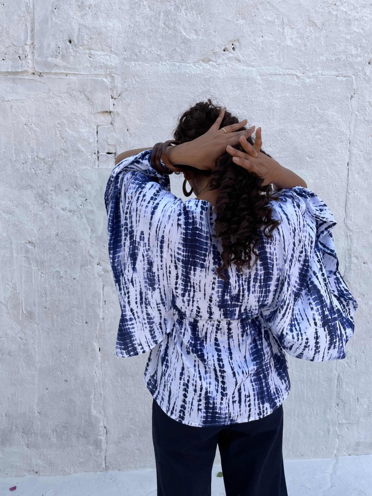 ISLA - Drawstring Kaftan Top