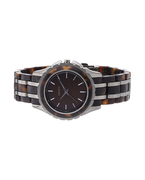 Dkny Brown Dial Stainless Steel Ladies Watch NY8701