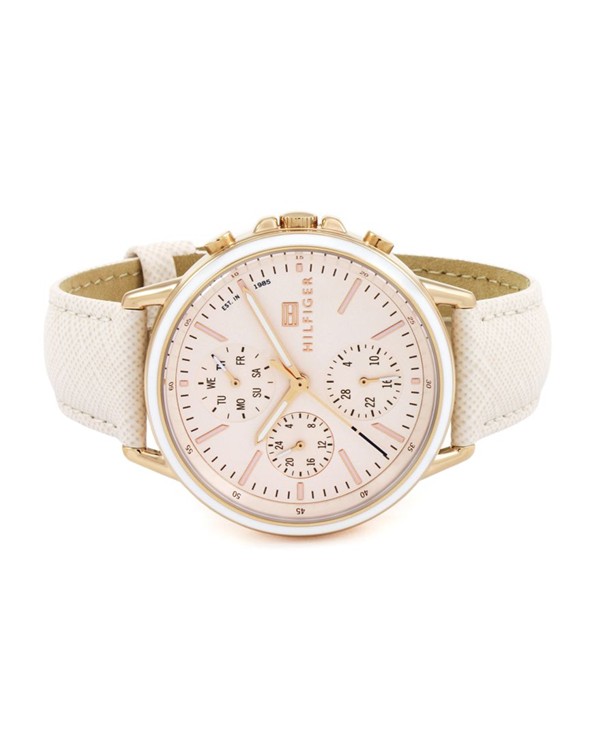 Tommy Hilfiger Carly with Chronograph Cream Dial Women's Watch