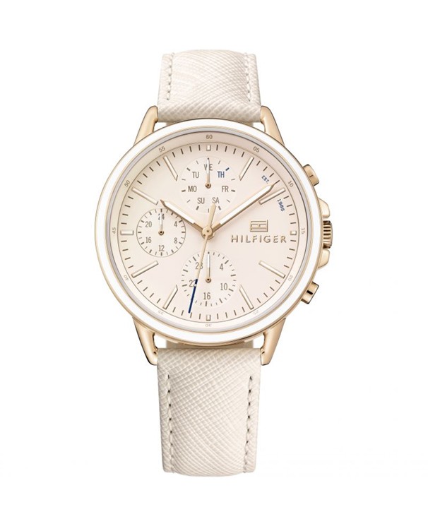 Tommy Hilfiger Carly with Chronograph Cream Dial Women's Watch