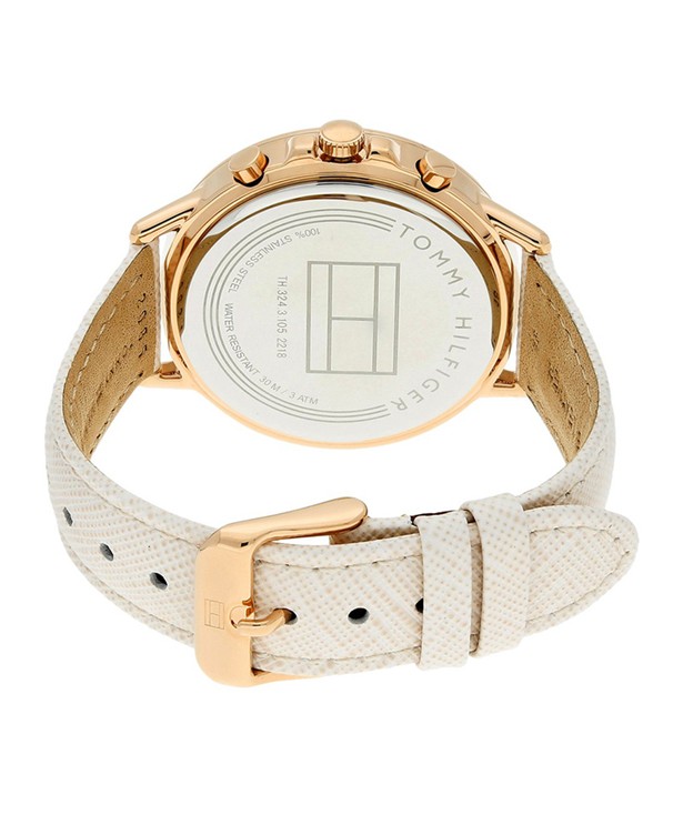 Tommy Hilfiger Carly with Chronograph Cream Dial Women's Watch