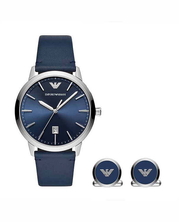 Emporio Armani Ruggero Special Pack + Cufflinks Men's Watch