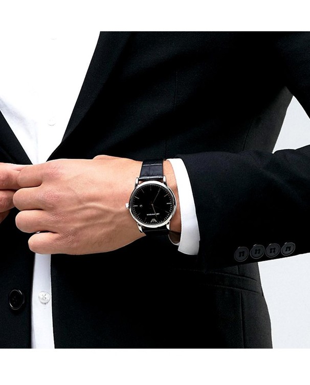 Emporio Armani with Black Dial Men's Watch