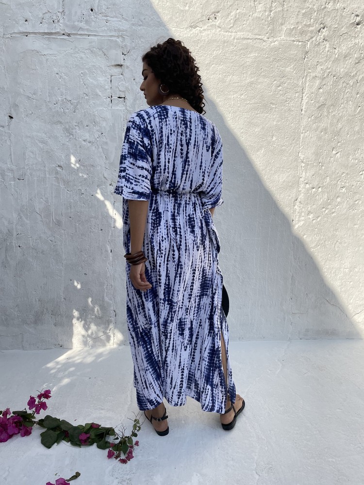 MALIA - Tie Dye Kaftan Maxi