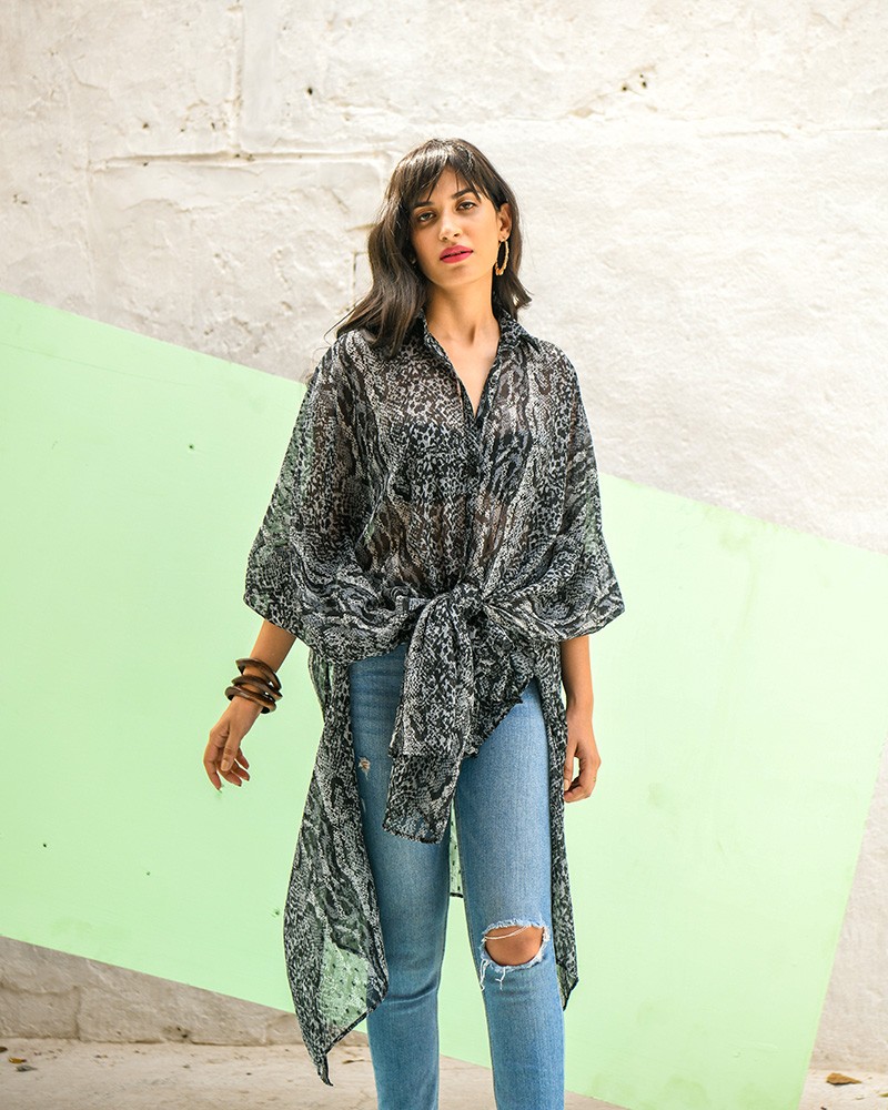 JASMINE - The Snake Skin Kaftan