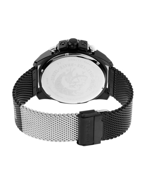 Diesel Mega Chief with Chronograph Black Dial Men Watch