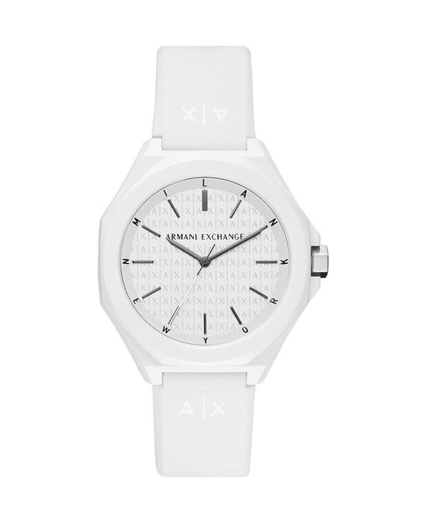 Armani watches white on sale colour