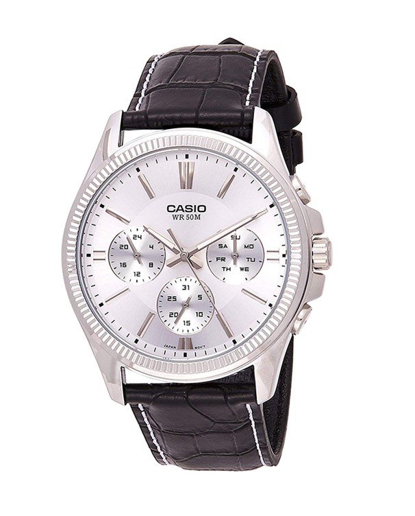 Casio 2025 wr50m leather