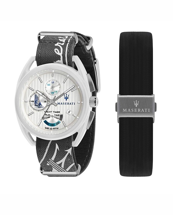 Maserati Model Trimarano Special Pack with Extra Strap Men's Watch