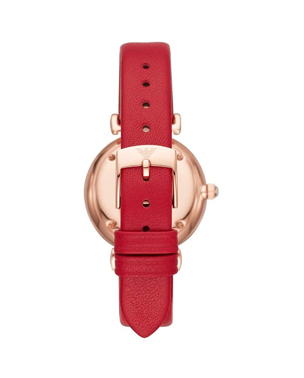 Emporio Armani Gianni Red Strap Women Watch Model Ar11281
