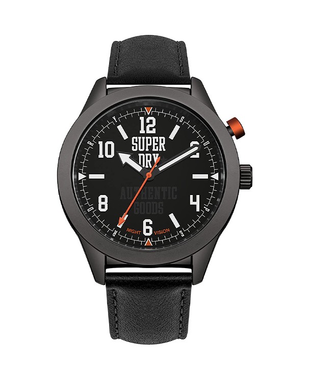 Superdry Authentic Goods Black Dial Men's Watch