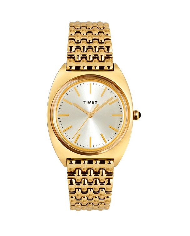 Timex watch shop golden colour