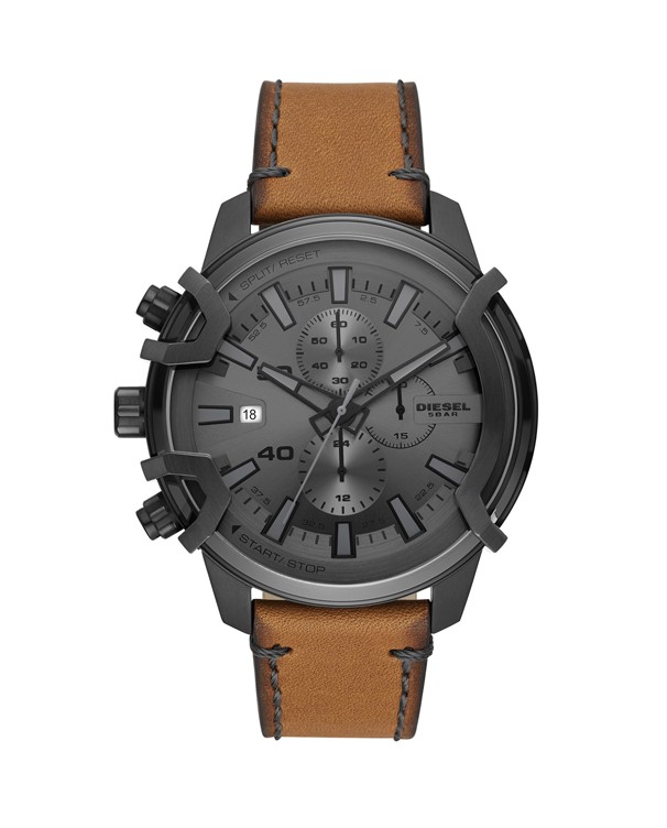 Diesel Brown Chronograph Leather Strap Men Watch Model DZ4569 Arktastic