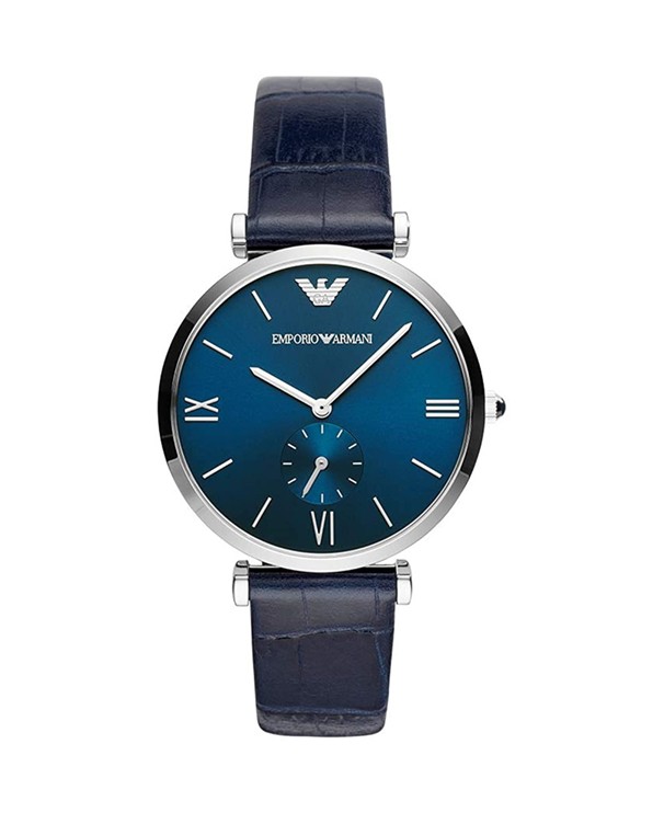 Emporio Armani Gianni T-Bar with Blue Dial Men's Watch